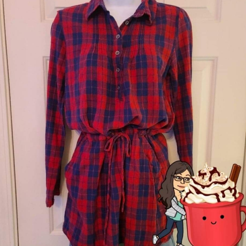 4/$20 Plaid Tunic